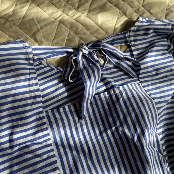 WHBM Open Back Striped Blouse - Picture 6 of 6